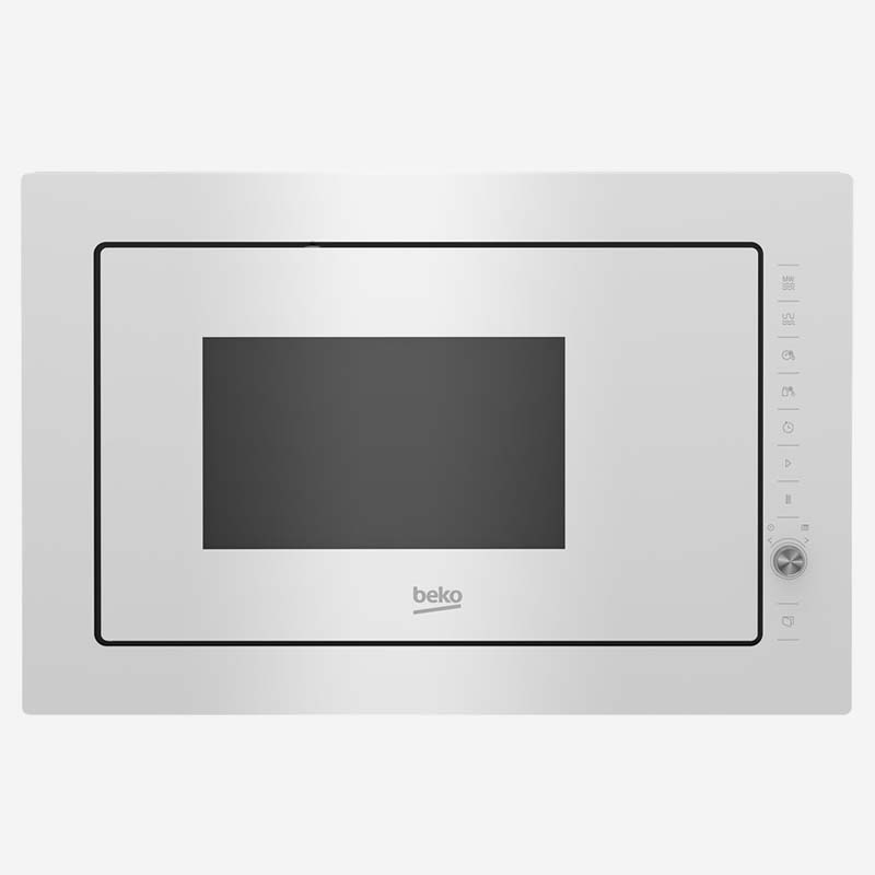 Beko Built-In Microwave White Glass