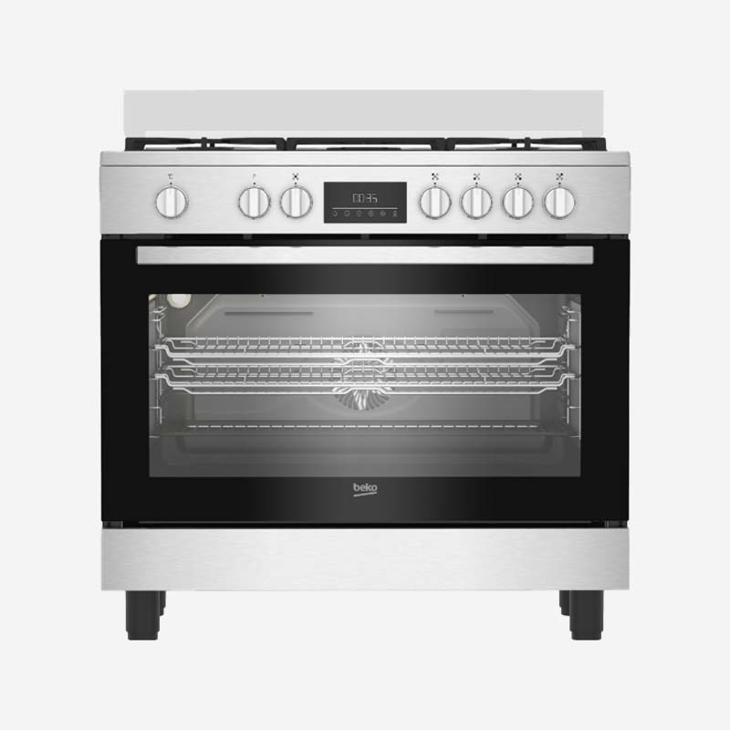 Beko Dual Cooker 5 Burners 90cm