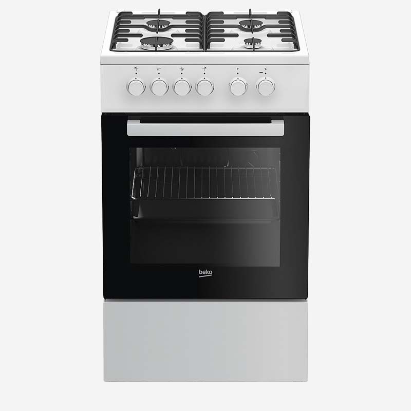 Beko Dual Cooker White 50cm