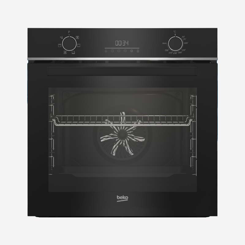 Beko Electric Oven Black 6 Functions