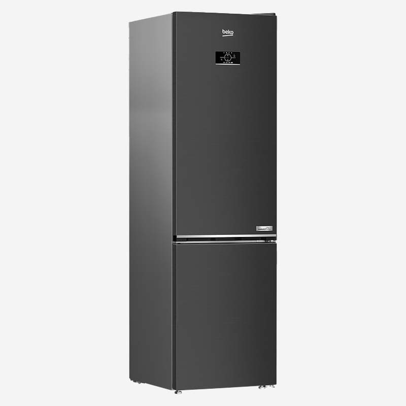 Beko Fridge Freezer Dark Inox 203cm