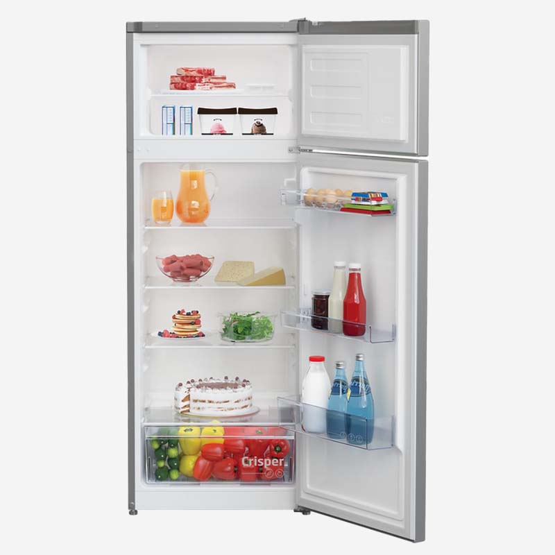 Beko Fridge Freezer Inox 147cm1