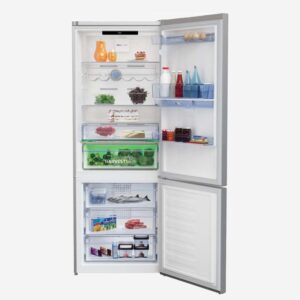 Beko Fridge Freezer Inox 192cm with Dispenser1