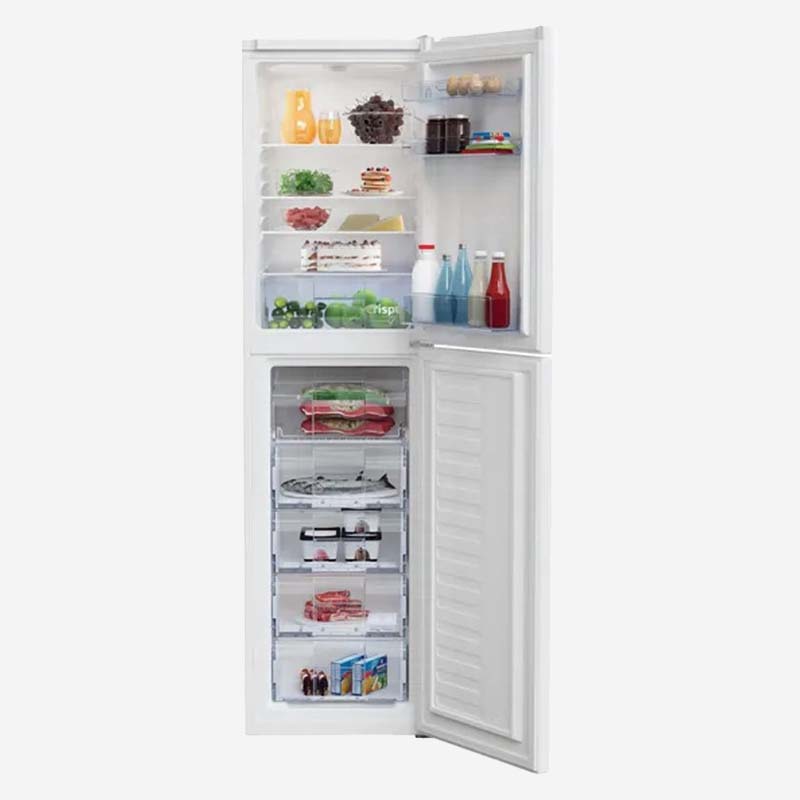 Beko Fridge Freezer White 201cm1