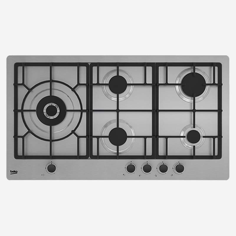 Beko Gas Hob with Wok Burner 90cm