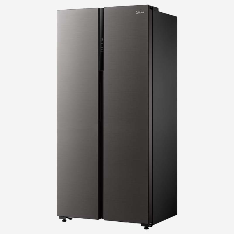 Midea American Style Fridge Freezer Black