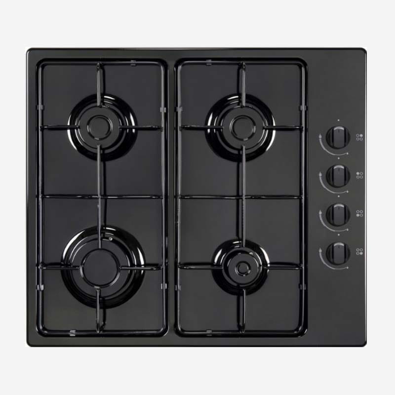 AVG Gas Hob 60cm Black