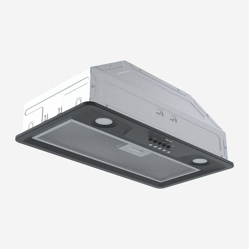 Cooker Hood Built-In Black