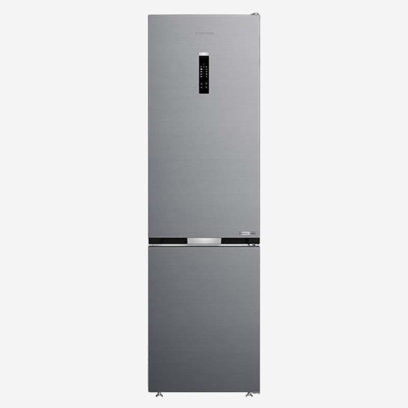 Grundig Fridge Freezer 186x60cm Inox1