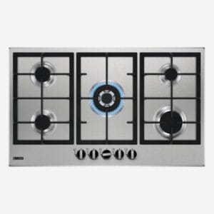 Zanussi Gas Hob 90cm with Wok Burner Stainless Steel