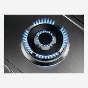 Zanussi Gas Hob 90cm with Wok Burner Stainless Steel1