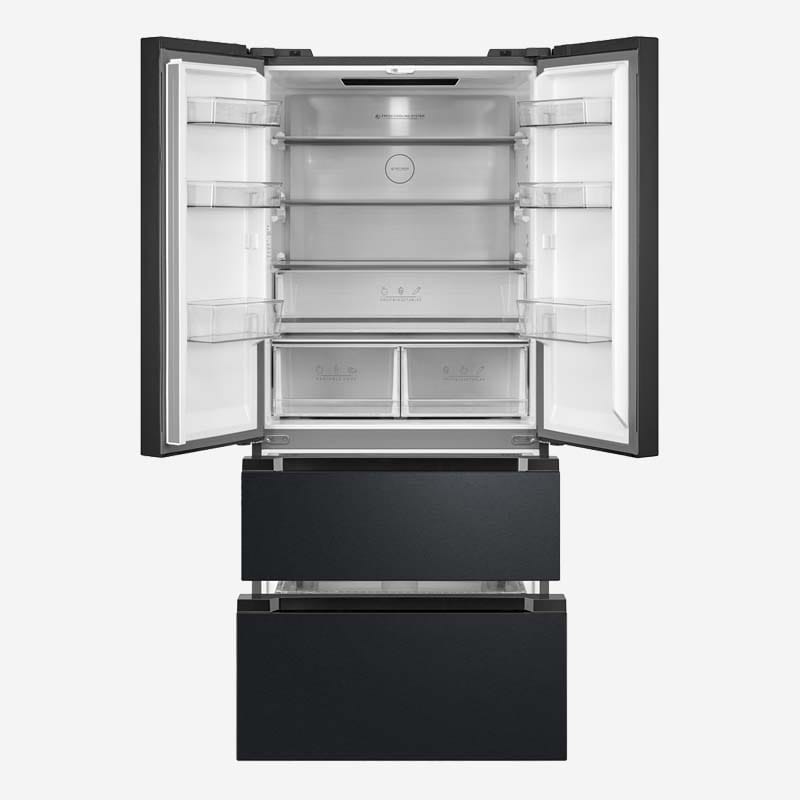 AVG French Door Fridge Freezer Dark Inox 189x83cm