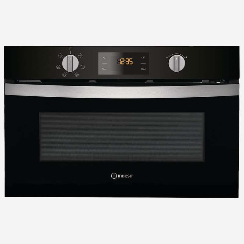 Indesit Built in Microwave 31L Black
