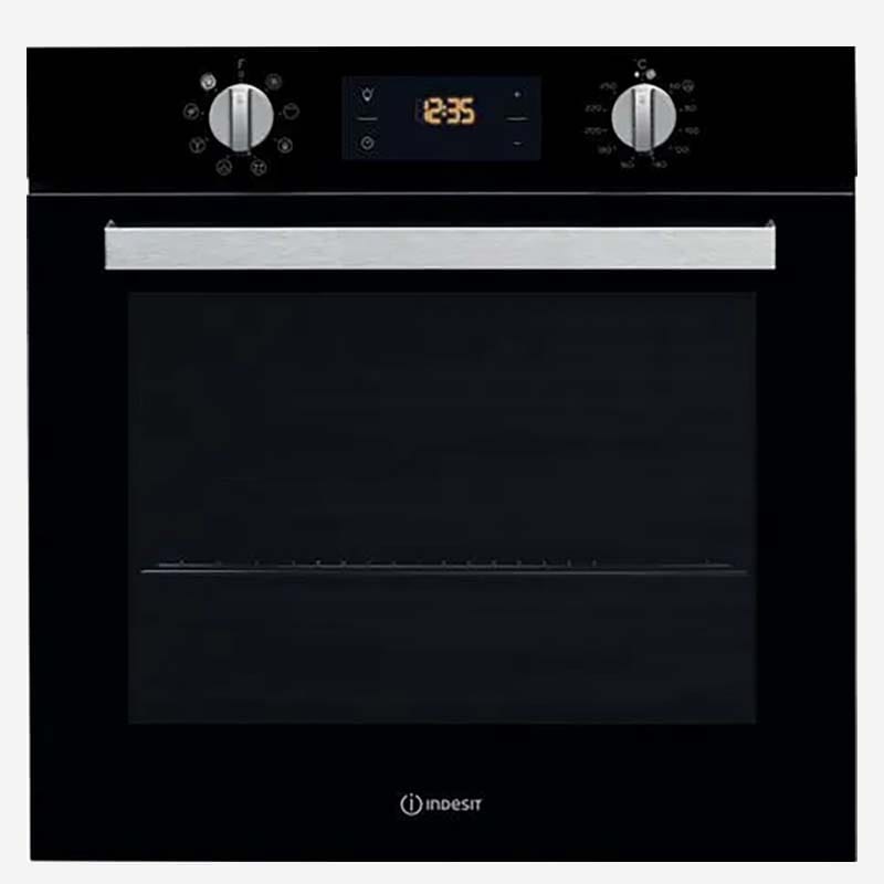 Indesit Oven Electric 8 Function Black