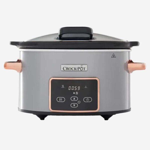 Crockpot Slow Cooker 3.5L Silver & Rose