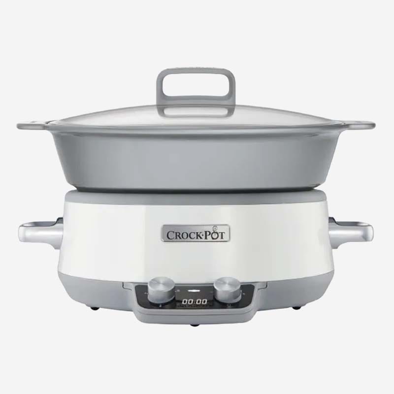 Crockpot Slow Cooker 6.0L White (13A)