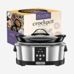 Crockpot Slow Cooker Oval Silver 5.7 L