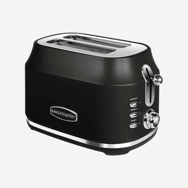 Rangemaster Classic 2 Slice Blk Toaster