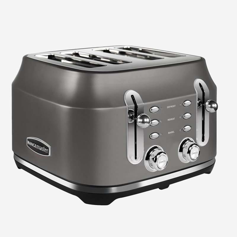 Rangemaster Classic 4 Slice Grey Toaster