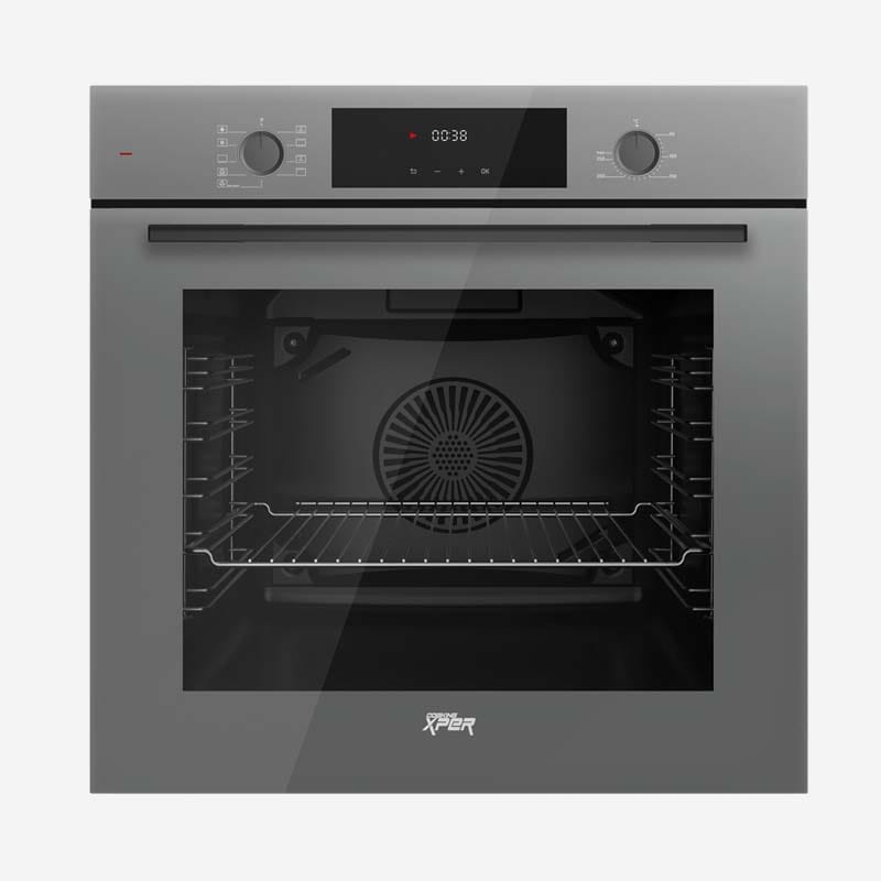 Xper Electric Oven Grey Glass with Air Fry