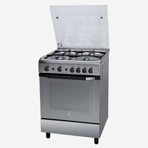 Indesit Gas Cooker Stainless Steel 60cm