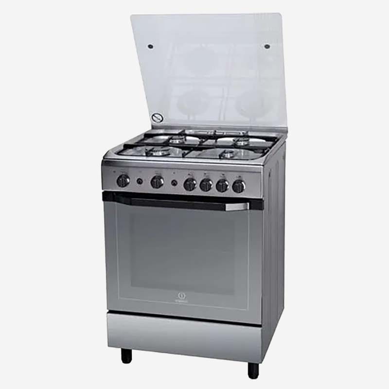 Indesit Gas Cooker Stainless Steel 60cm