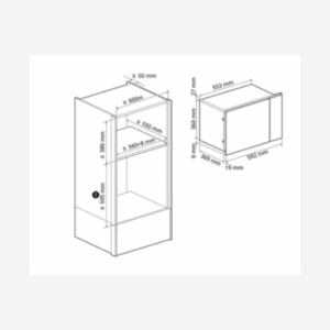 LG Built-In Microwave 25L - Image 2